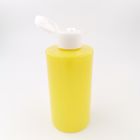Garrafa cosmética vazia amarela 300ml do animal de estimação para o limpador facial