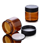 ANIMAL DE ESTIMAÇÃO vazio feito sob encomenda em volta de Amber Cream Jars para recipientes cosméticos do champô