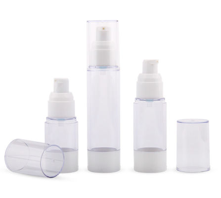 garrafa mal ventilada plástica de 15ml 30ml 50ml para o empacotamento cosmético