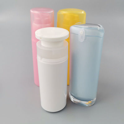 Garrafa mal ventilada da bomba de imprensa 30ml Pp para o creme líquido da loção de Skincare