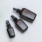 Óleos essenciais cosméticos de Amber Glass Spray Bottles For do quadrado 30ML