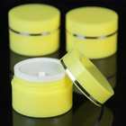 Amarelo redondo do frasco de creme cosmético plástico de PMMA 30ml picosegundo