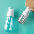O plástico da garrafa de 30ML Mini Travel Fine Mist Spray personalizou